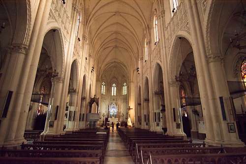 Interior de la Catedral de Mercedes en Buenos Aires, Argentina