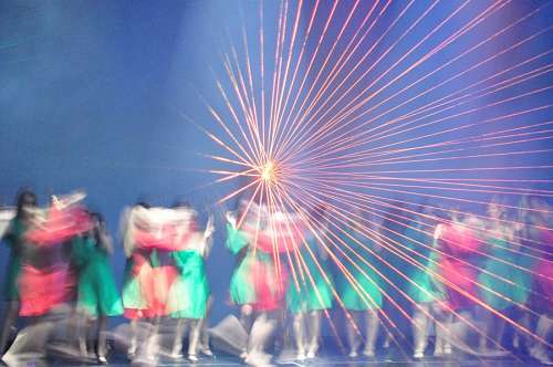 las luces Show de luces laser