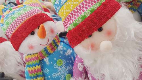 santa claus muñeco de nieve