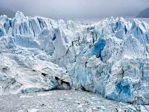 Glaciar en la Patagonia, Argentina
