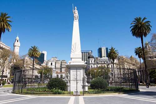 peru Piramide de Mayo en Buenos Aires, Argentina