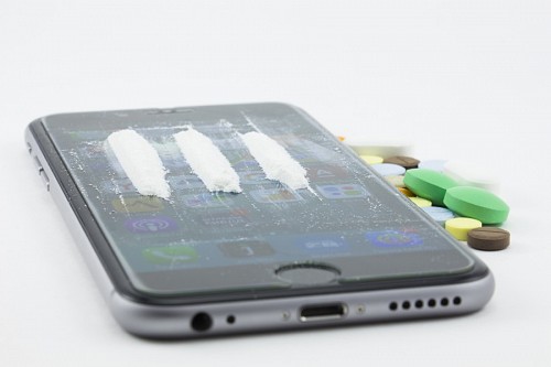 las leas Cocaína sobre Smartphone 