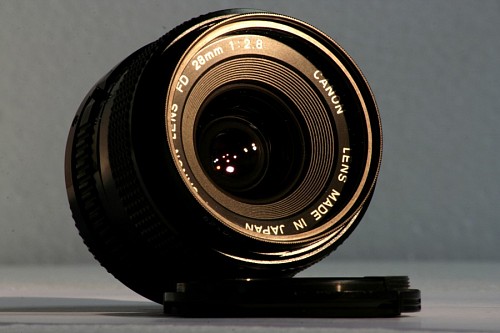tecnico Lente Camara reflex 
