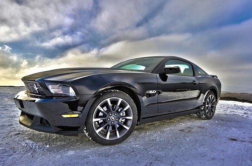 fondos de pantalla 4k Auto Mustang efecto Hdr para wallpaper 