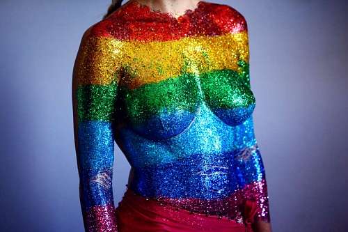 Top Glitter Multicolor