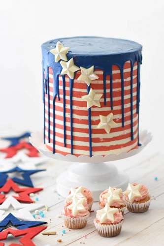 4 de julio Pastel 