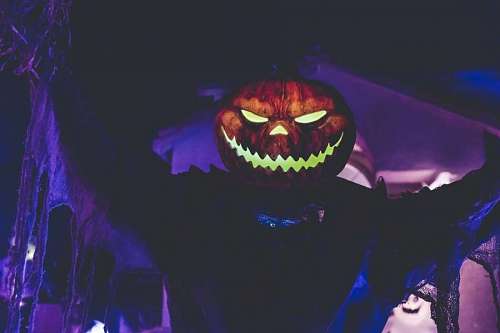 Calabaza en halloween