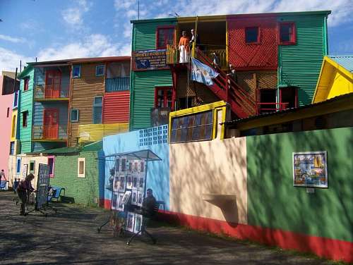 Vecindario Caminito en Buenos Aires, Argentina