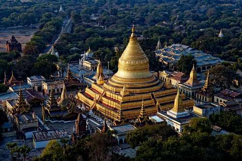niebla Bagan, Myanmar