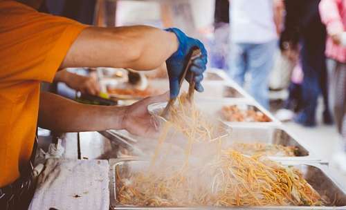 guantes Fideos calientes