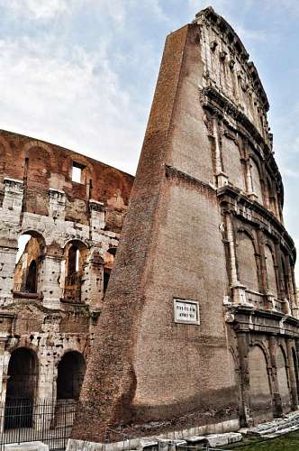Parte de Coliseo en Roma, Italia