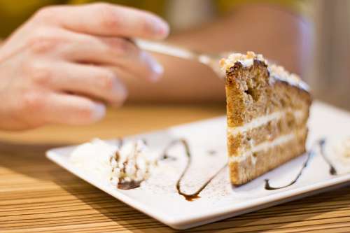 Porcion de torta