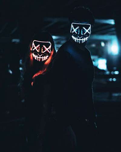 vestido de mujer Disfraces de Halloween iluminados