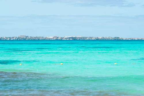 mexico Aguas turquesas en las costas de Cancun