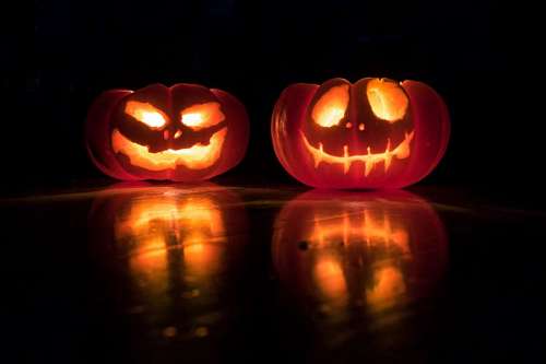Calabaza en halloween