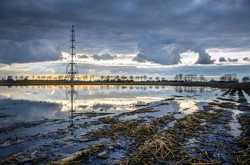 torre electrica Inundacion