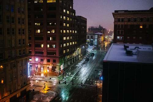 paisaje de una ciudad vacía