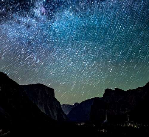 planeta tierra Paisaje de la vía láctea