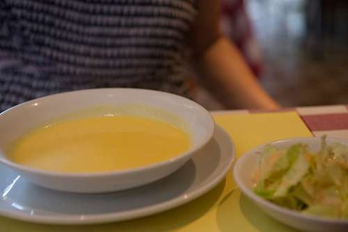 tipico sopa, comida, choclo, maiz, ensalada, light, sano,