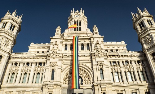 transexual Bandera de orgullo gay en España 