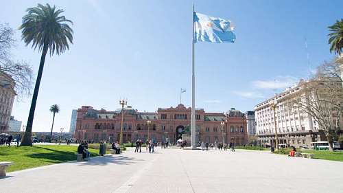 Edificio presidencial Casa Rosada en Buenos Aires, Argentina