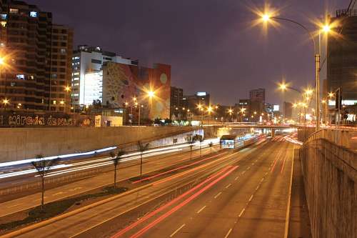 luces nocturnas Lima, Peru