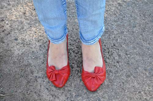 vista de arriba Zapatos de Mujer