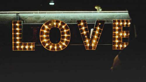 letrero Amor