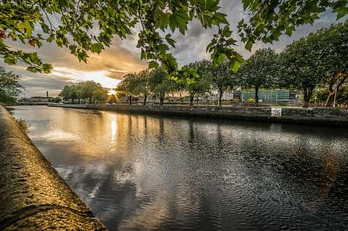 guisado dublin, irlanda, europa, atardecer, ocaso, puesta 