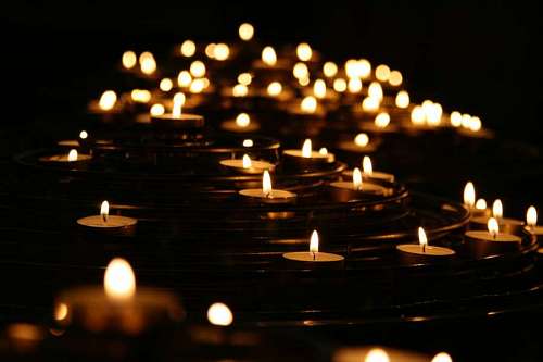fondos de pantalla 4k Luz de velas