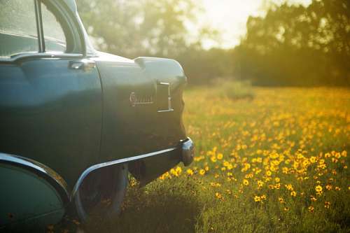 70s Auto Antiguo