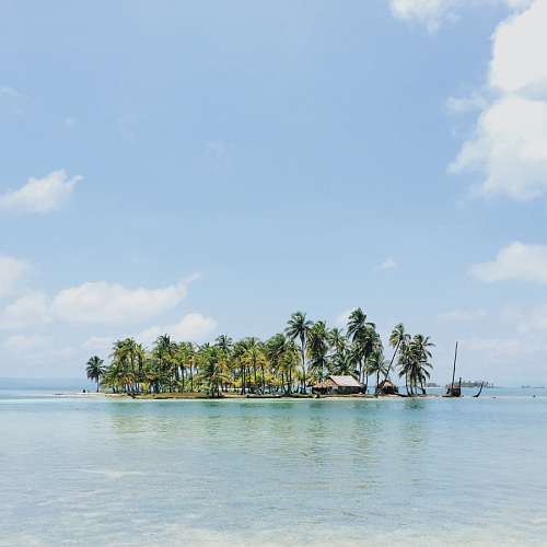 paraiso tropical Isla del caribe