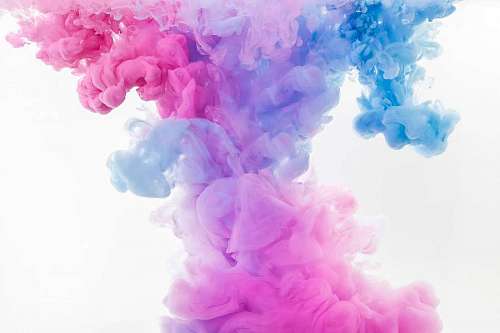 Tinta rosa y azul para background