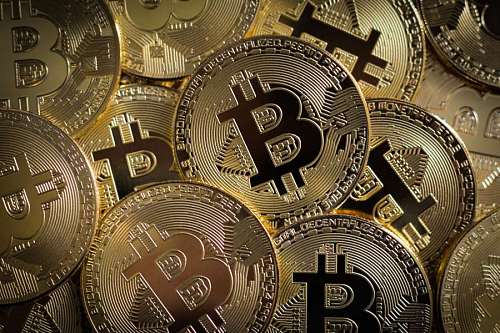 cadena Bitcoin, concepto de criptomonedas