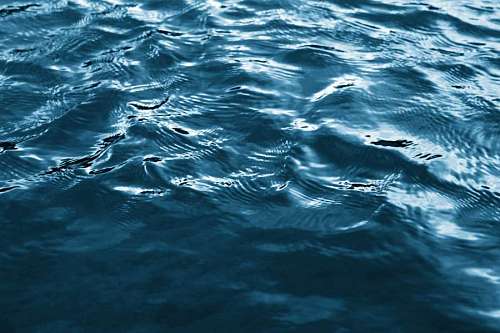 Textura de agua de mar azul