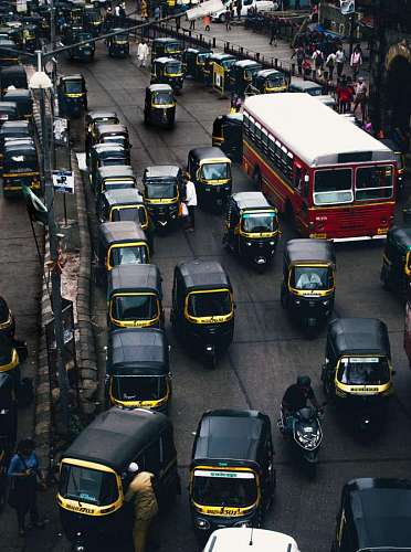 Transito en las calles de Mumbai, India