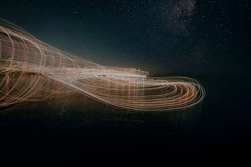 internet Luces en el espacio