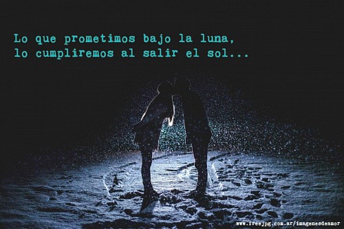 enamorado Lo que prometimos bajo la luna