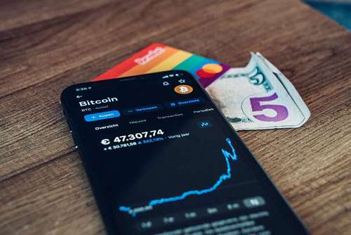 Billetera virtual de criptomonedas en el telefono