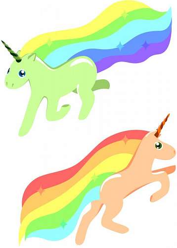 arcoiris Imágenes de unicornio arcoiris