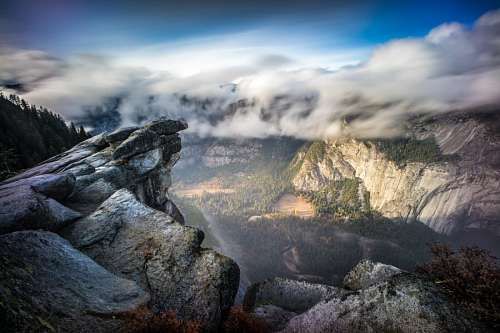 glaciar parque yosemite, USA