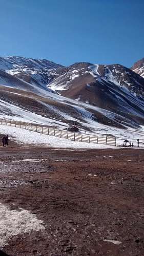 paisaje, montaña, invierno, mendoza, nieve, dia, n