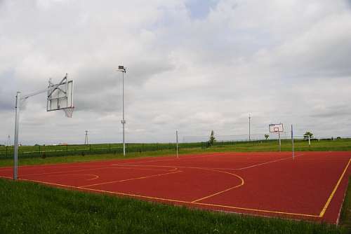 aro Cancha de basket 