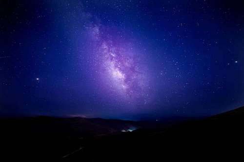 planeta tierra Paisaje de la vía láctea