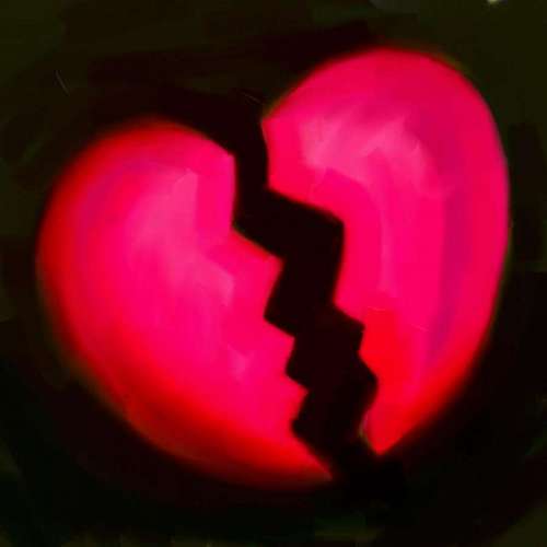 Pintura de corazón roto 