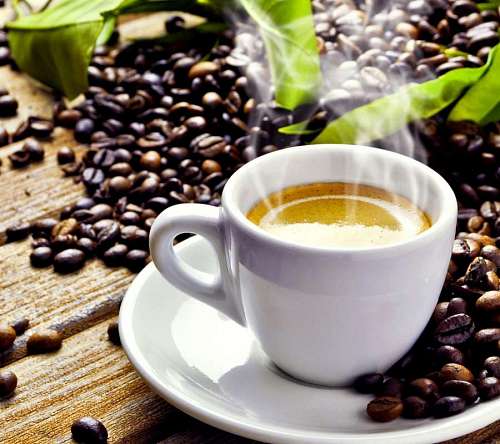bebida caliente Taza de cafe caliente 