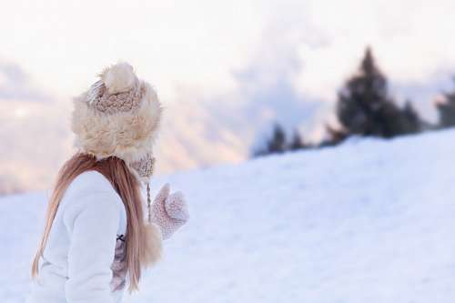 guantes Niña en invierno