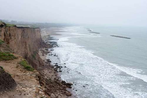 Acantilados en Mar del plata, Argentina