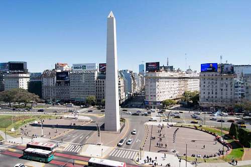 argentina ciudades capitales buenos aires obelisco Obelisco de Avenida 9 De Julio en Buenos Aires, Argentina