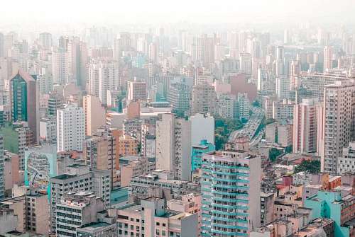 Paisaje urbano de la ciudad de Sao Paulo en Brasil